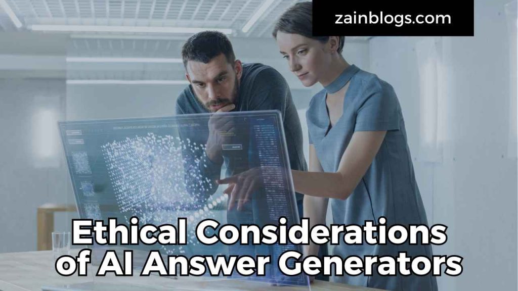 Ethical Considerations of AI Answer Generators