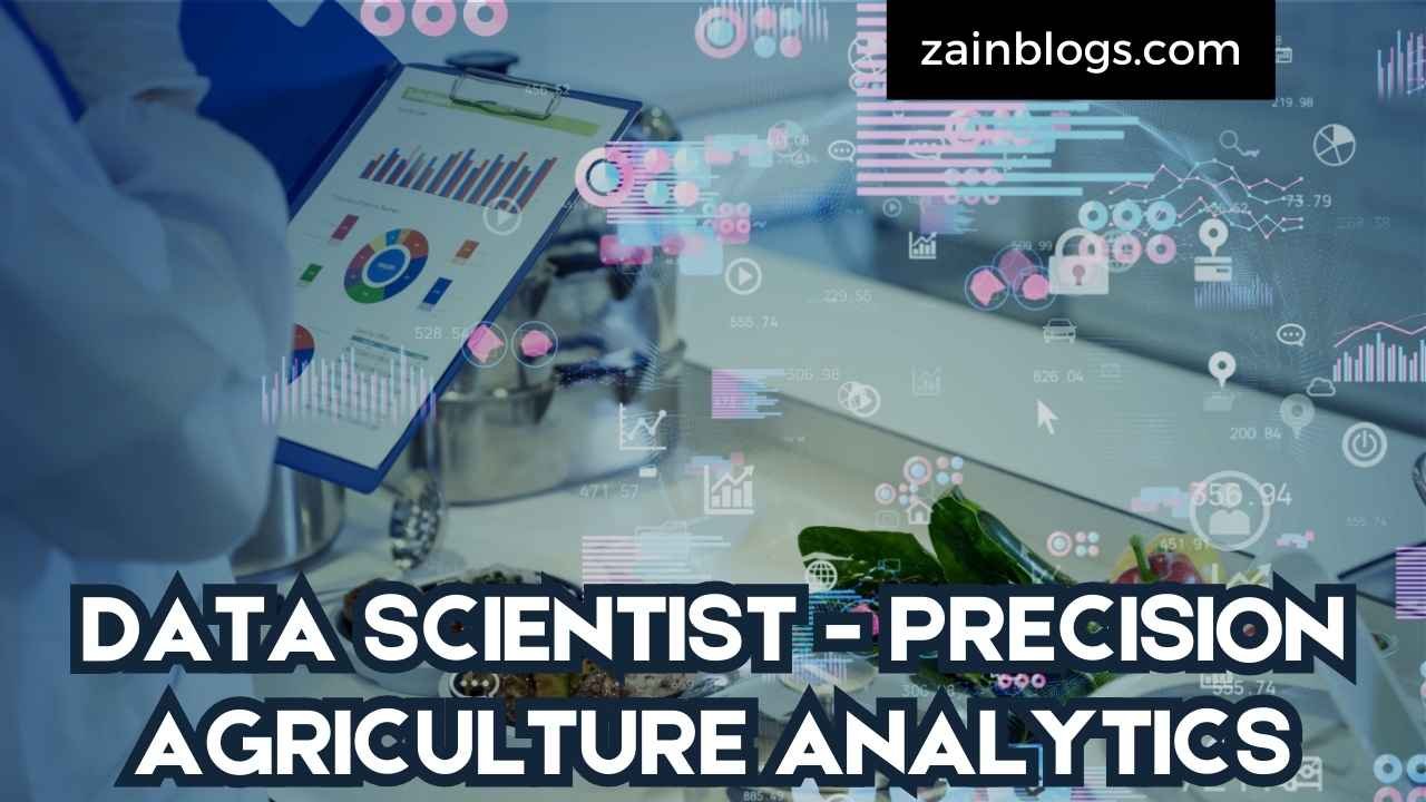 DATA SCIENTIST - PRECISION AG ANALYTICS