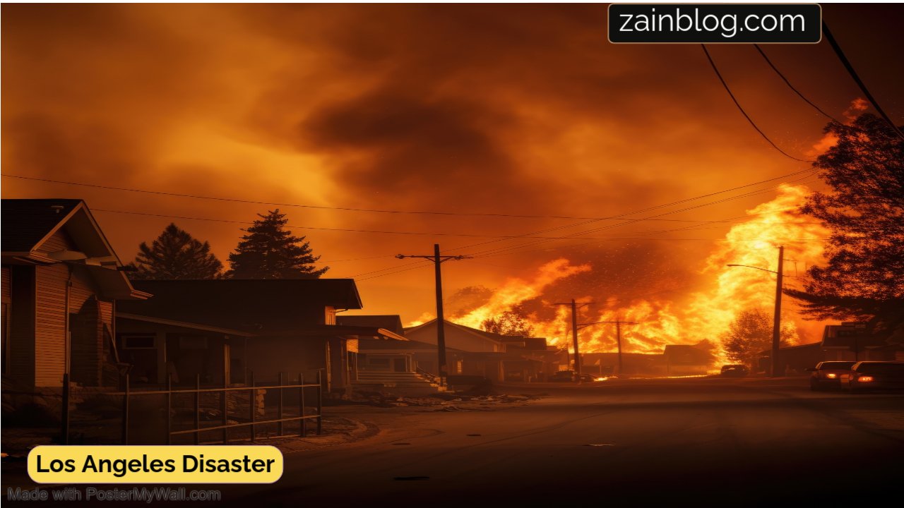 The Closer Look on the Destruction:Los Angeles Wildfire Disaster