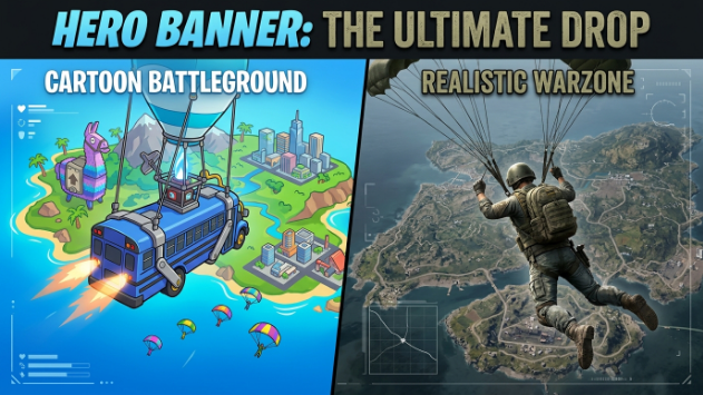 Fortnite vs PUBG: Which Game Is Better for Beginners PC
