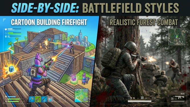 Fortnite vs PUBG: Which Game Is Better for Beginners PC