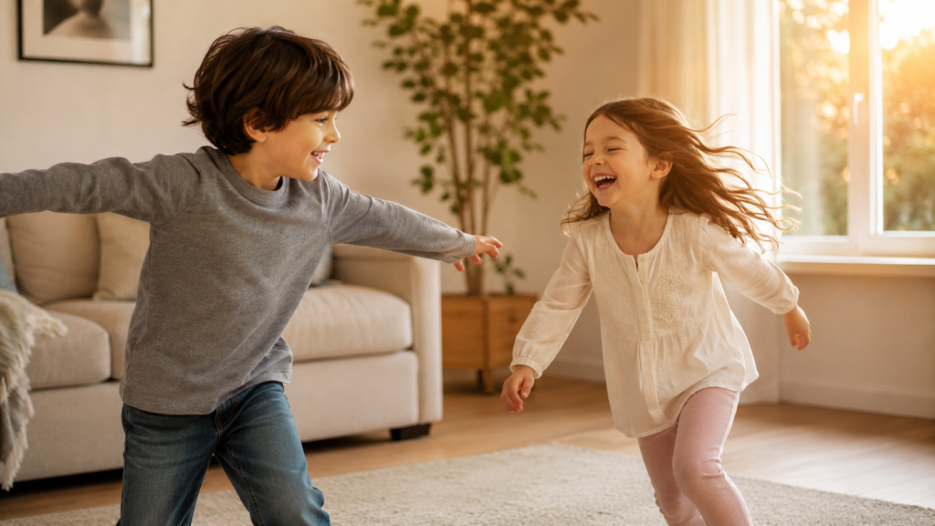 50 Indoor Games for Kids Without Equipment (No Toys Needed!)