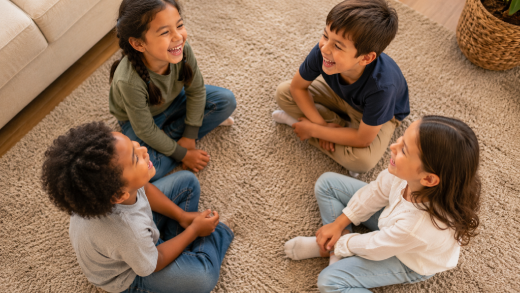50 Indoor Games for Kids Without Equipment (No Toys Needed!)