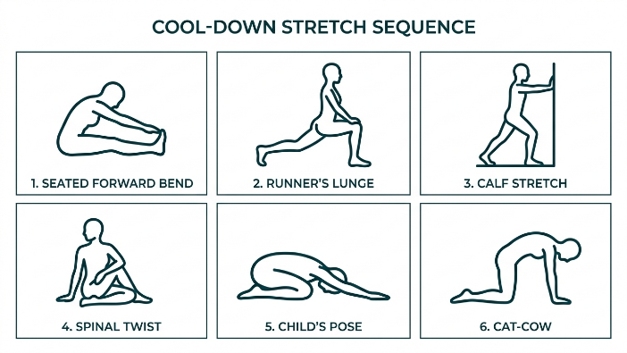 12 Cool-Down Exercises After Sports for Fast Recovery